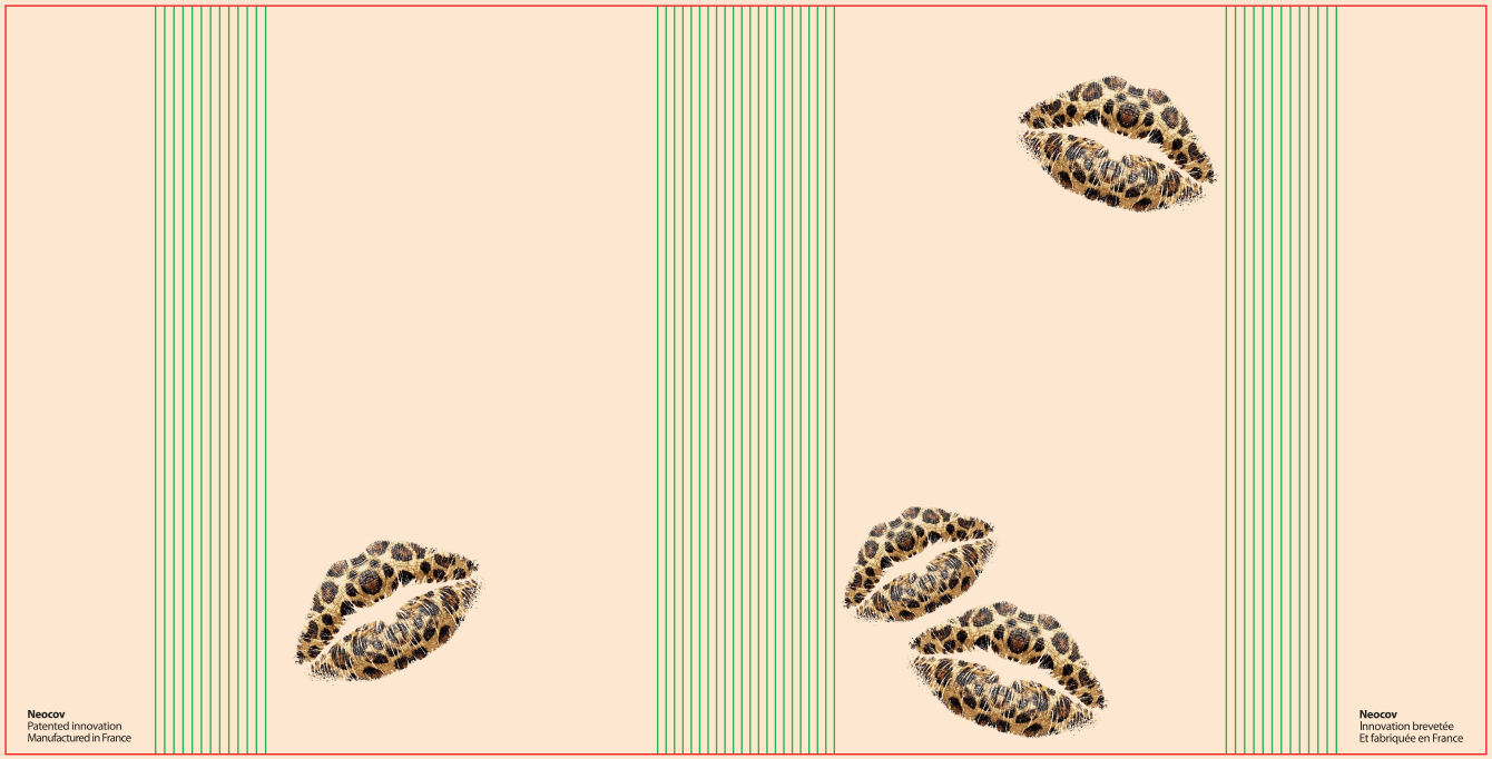 Protège-Livre Baisers Léopard (avec aimants) en précommande