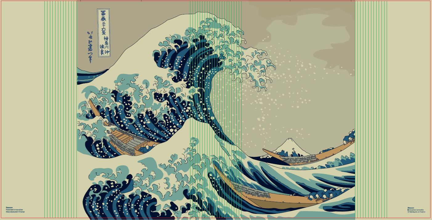 Protège-Livre Vague Hokusai (avec aimants) en précommande